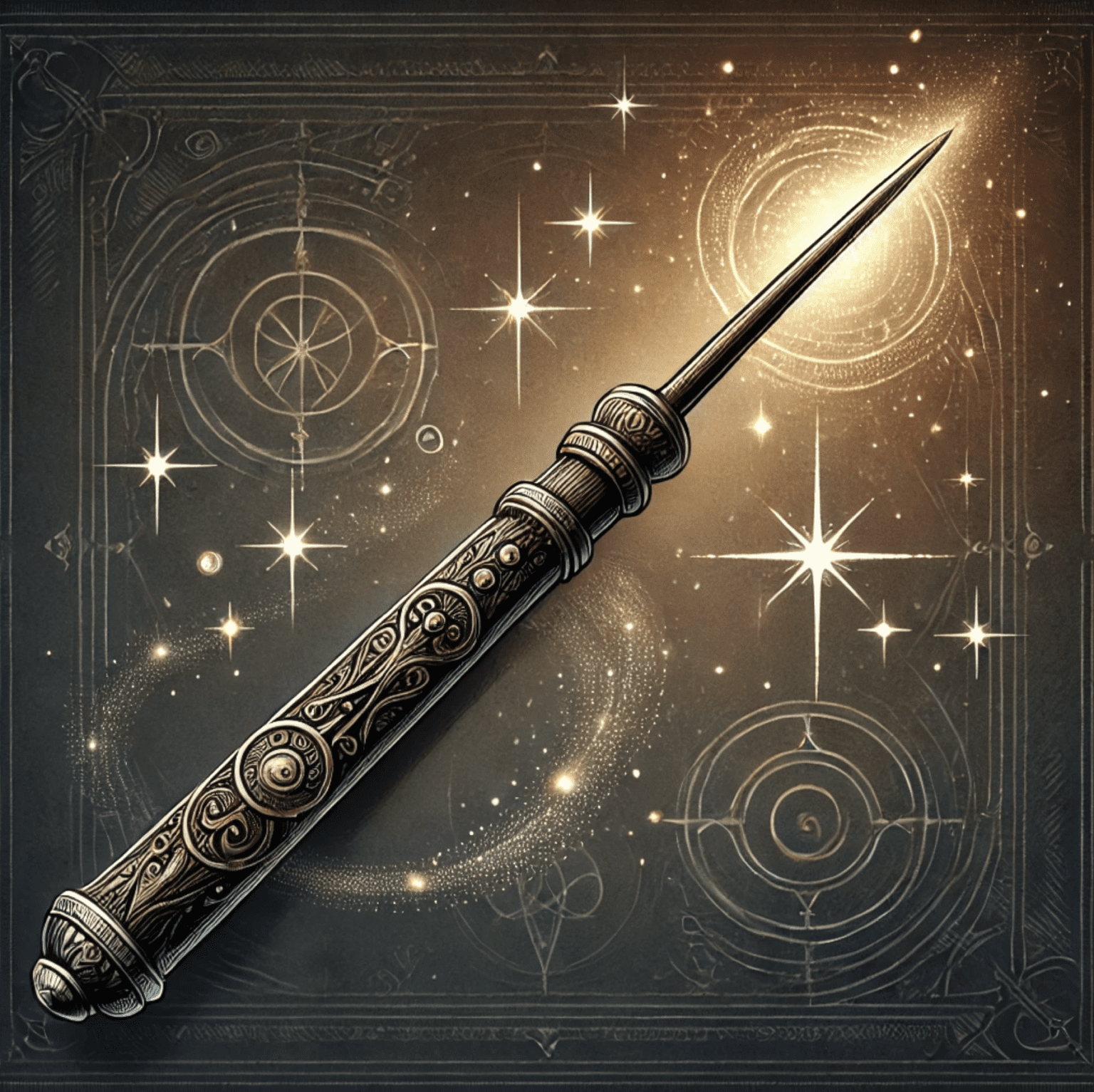 Adorno De Confeti Y Varitas. | Foto Gratis